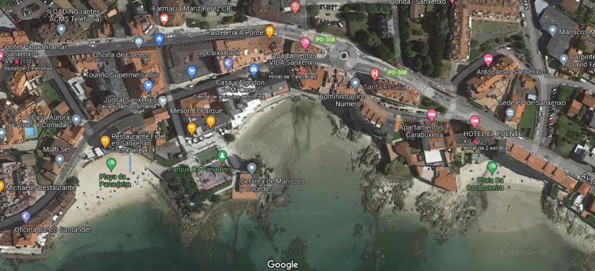 Apartamento Antopa Con Entrada Directa A La Playa - Karkava Travel Sanxenxo Exterior foto